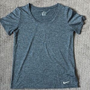 Nike Women's Grey Dri-FIT Top